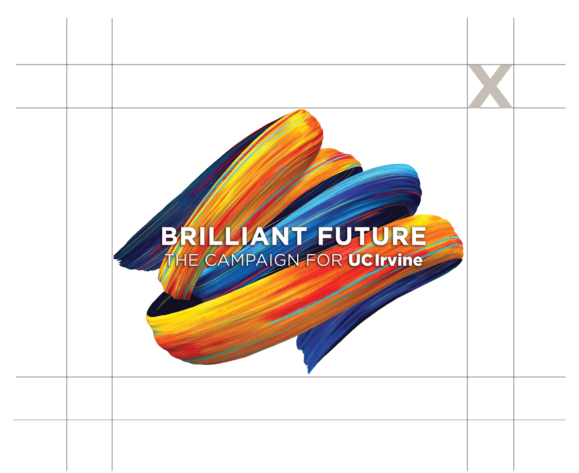 Brilliant Future secondary logo clear space guidance